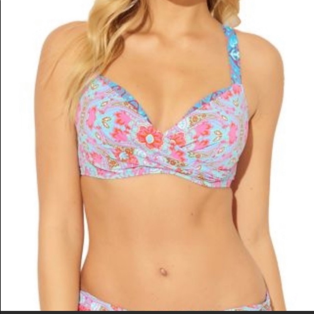 NWT Bleu Rod Beattie Bikini Top